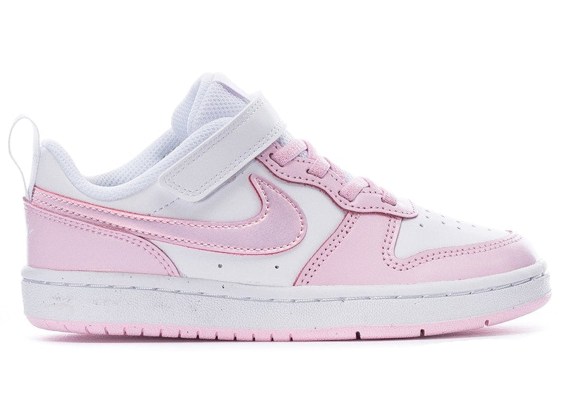 Nike Court Borough Low 2 White Pink Foam (PS)