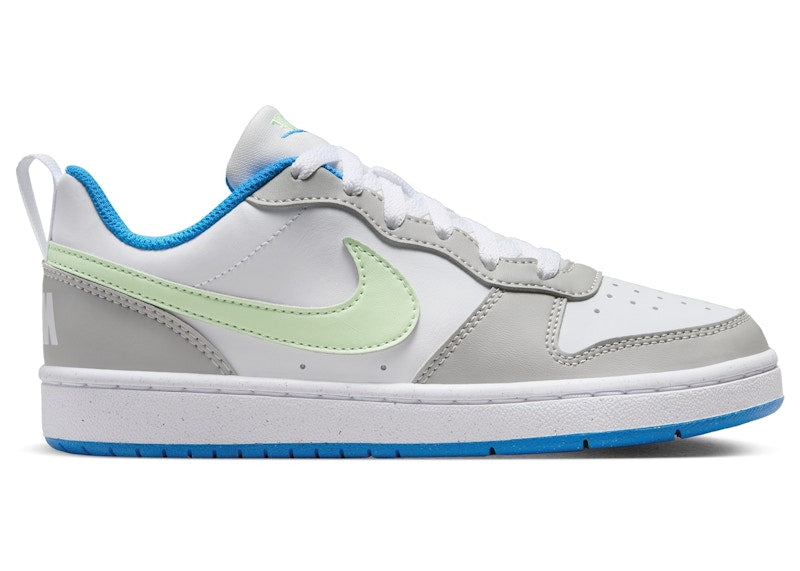 Nike Court Borough Low Recraft Light Iron Ore White Photo Blue Vapor Green (GS)