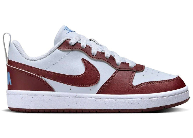 Nike Court Borough Low Recraft Pure Platinum Dark Team Red Blue Beyond (GS)