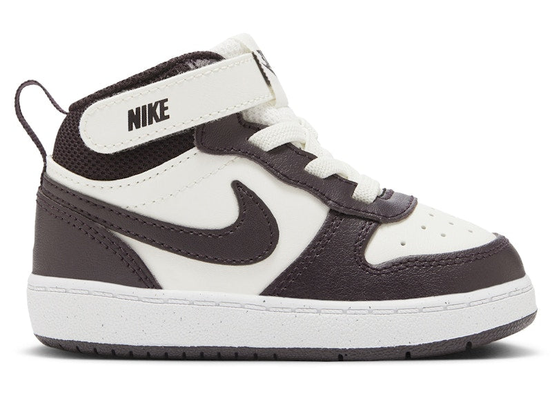 Nike Court Borough Mid 2 Sail White Burgundy Ash (TD)