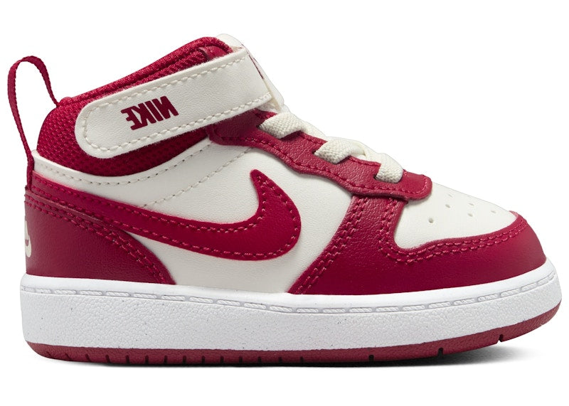 Nike Court Borough Mid 2 Sail White Gym Red (TD)