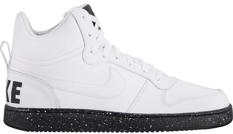 Nike Court Borough Mid White Black Speckled Sole