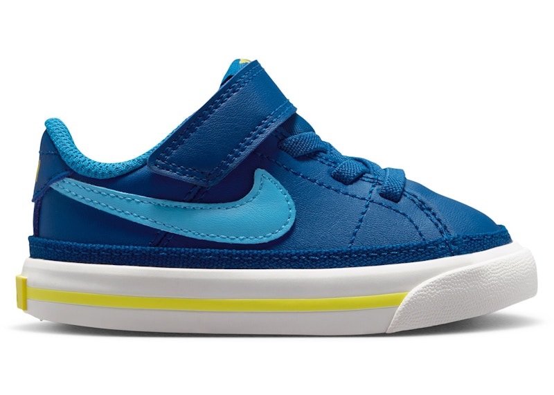 Nike Court Legacy Court Blue Sonic Yellow (TD)