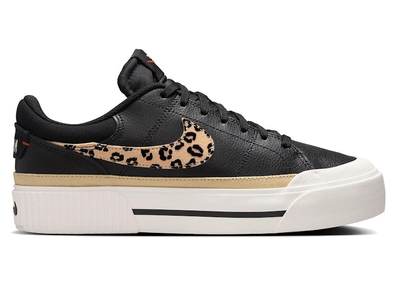 Nike Court Legacy Lift Leopard Black (Women's)