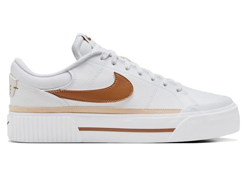 Nike Court Legacy Lift White British Tan Sanddrift (Women's)