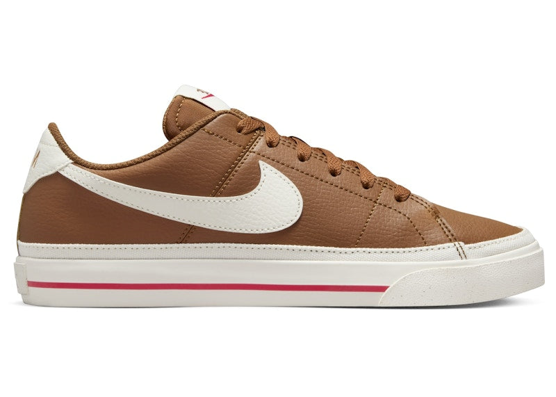 Nike Court Legacy Next Nature Light British Tan Fire Red Sail (Women's)