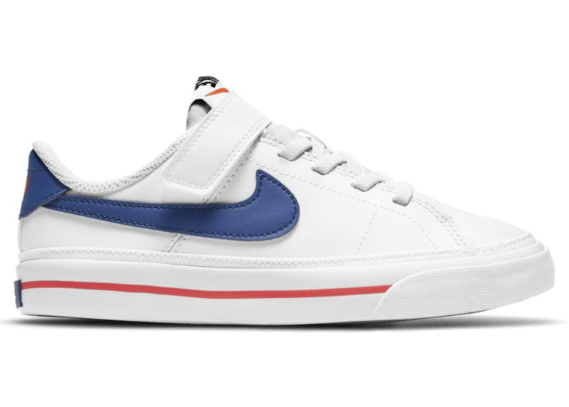 Nike Court Legacy White Deep Royal Blue (PS)