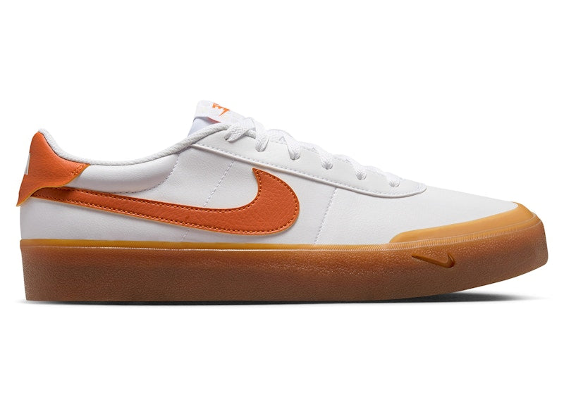 Nike Court Shot White Campfire Orange Gum