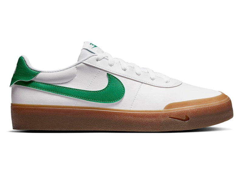 Nike Court Shot White Gum Medium Brown Malachite