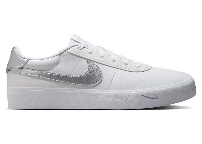 Nike Court Shot White Metallic Silver