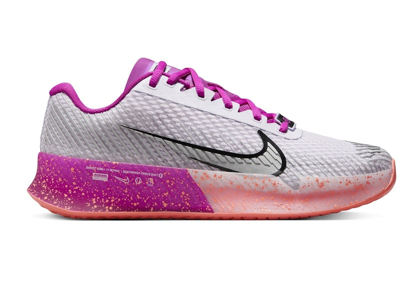 Nike Court Vapor 11 HC Premium Barely Grape Vivid Grape Light Wild Mango Metallic Silver (Women's)