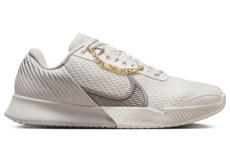 Nike Court Vapor Pro 2 HC Premium Phantom College Grey Metallic Gold Metallic Pewter
