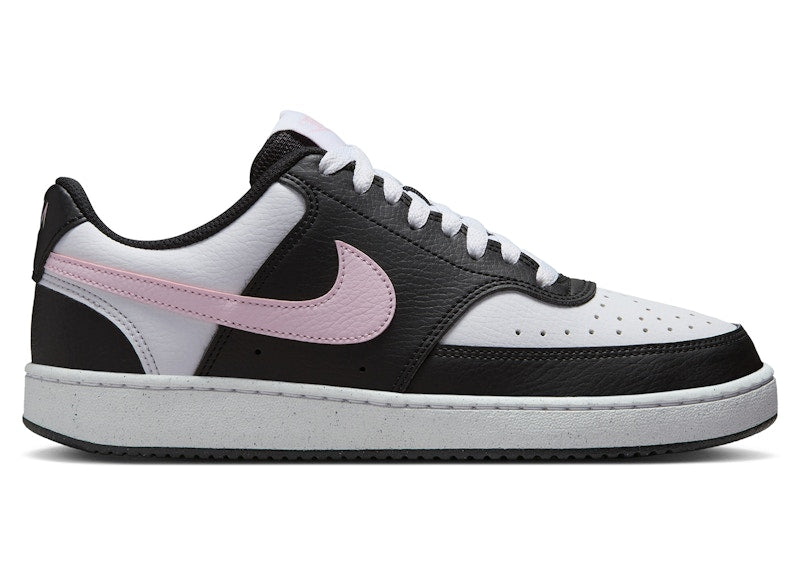 Nike Court Vision Low Next Nature Black White Pink Foam (Women's)
