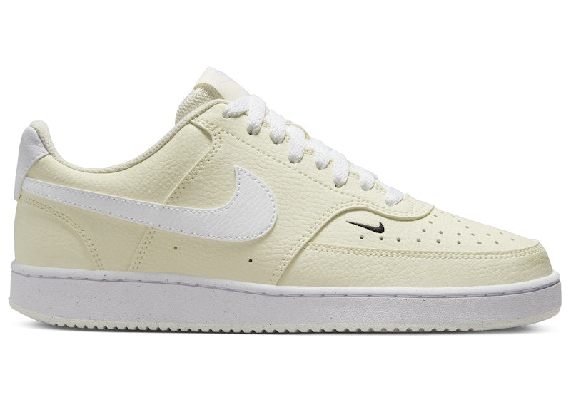 Nike Court Vision Low Next Nature White Black Pale Ivory (Women's)
