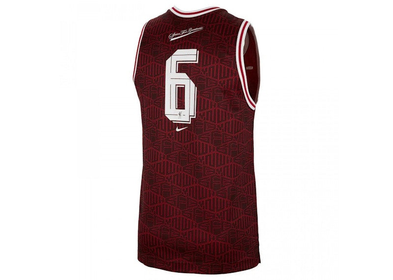 Nike DNA LeBron James Liverpool FC Jersey Black/Burgundy/White
