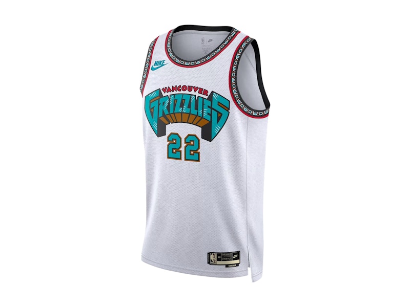 Nike Desmond Bane Memphis Grizzlies 2024/25 Hardwood Classics Jersey White