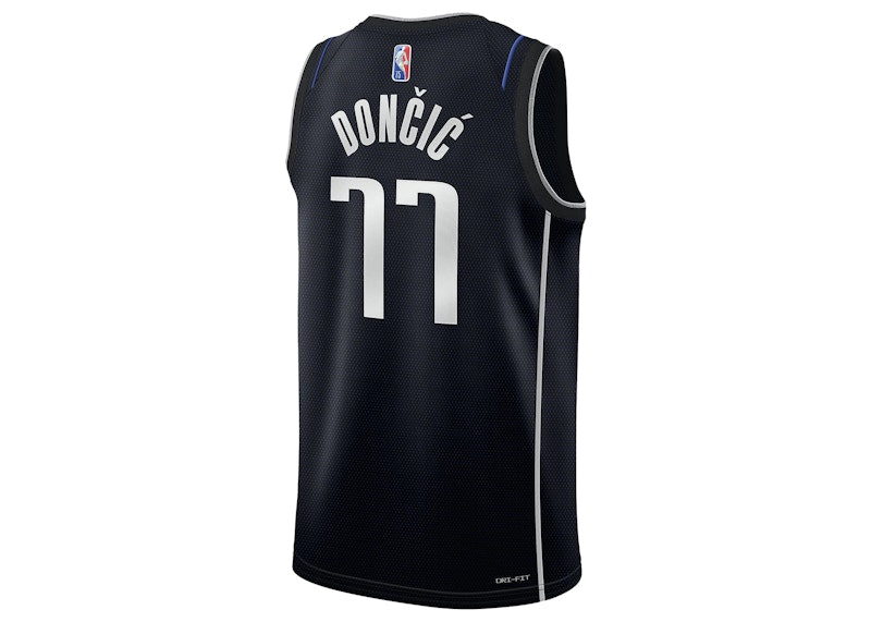 Nike Doncic Marvericks Dri-Fit NBA Jersey Black