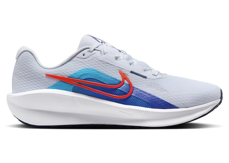 Nike Downshifter 13 Football Grey Deep Night Blue Lightning Bright Crimson