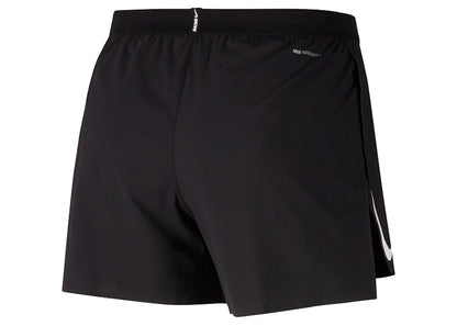Nike Dri-FIT ADV AeroSwift 4" Brief-Lined Racing Shorts Black/White