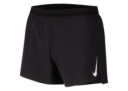 Nike Dri-FIT ADV AeroSwift 4" Brief-Lined Racing Shorts Black/White