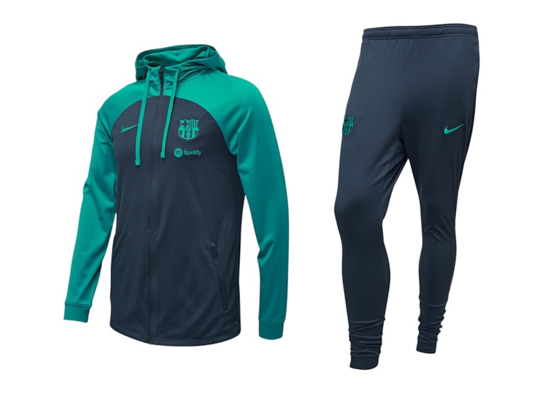 Nike Dri-Fit F.C. Barcelona Strike Tracksuit Blue
