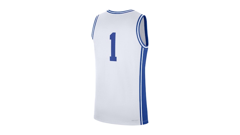 Nike Duke Blue Devils Replica College Basketball Jersey White