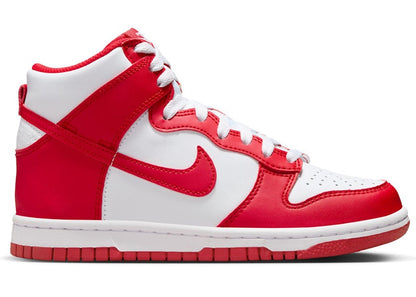 Nike Dunk High Championship White Red (Red Tongue Tag) (GS)