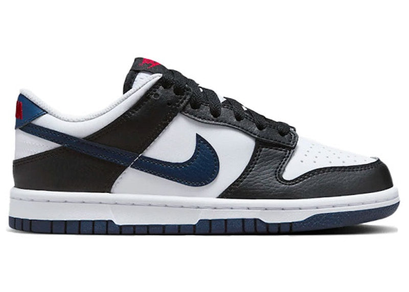 Nike Dunk Low Black White Midnight Navy (GS)