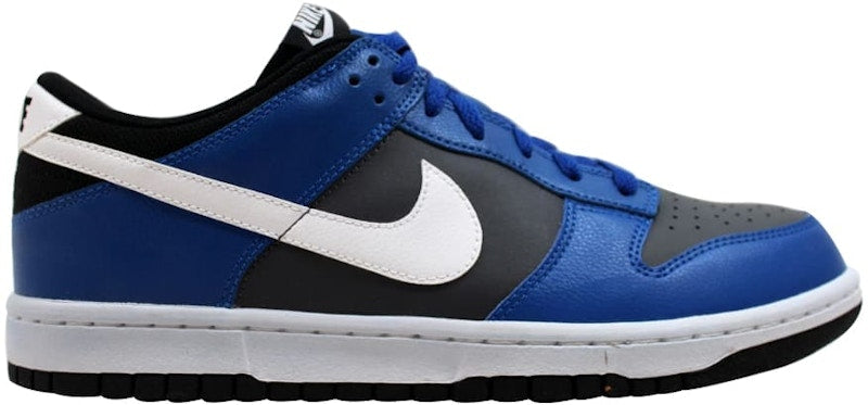 Nike Dunk Low Dark Grey/White-Game Royal-Black