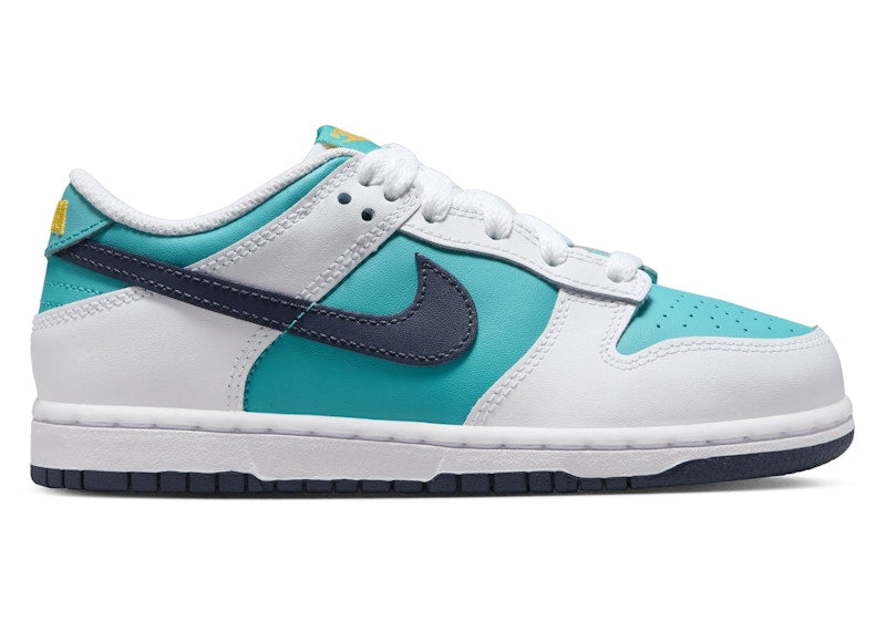 Nike Dunk Low Dusty Cactus White Racer Pink Thunder Blue (PS)