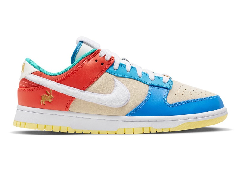 Nike Dunk Low Retro PRM Year of the Rabbit Blue Orange Cream