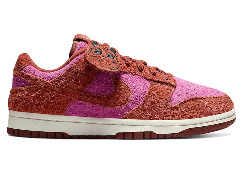 Nike Dunk Low SE Panda-Monium Picante Red Suede (Women's)