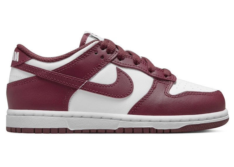 Nike Dunk Low White Gym Red Redwood (PS)