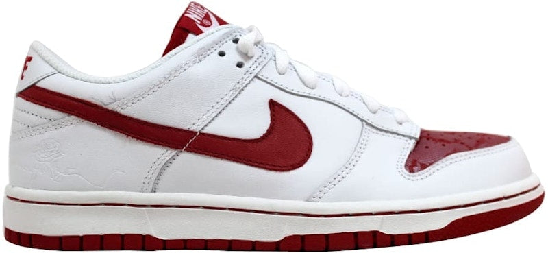 Nike Dunk Low White/Varsity Red-White (Women's)