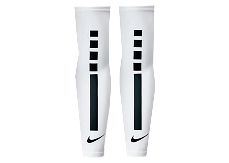 Nike Elite Compression Basketball Sleeve White