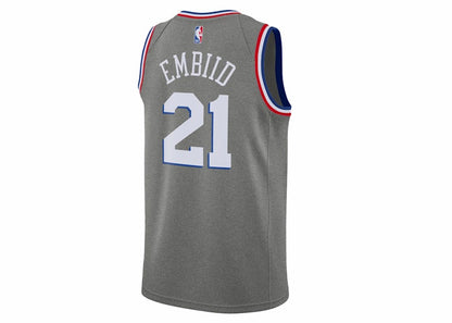 Nike Embiid City Edition Swingman Jersey Grey