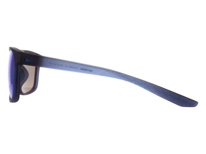 Nike Endure M Square Sunglasses Transparent Matte Blue Blue Mirror (ENDURE-M-MI-CW4650-410-5919)