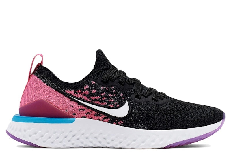 Nike Epic Flyknit 2 Black Vivid Purple (GS)