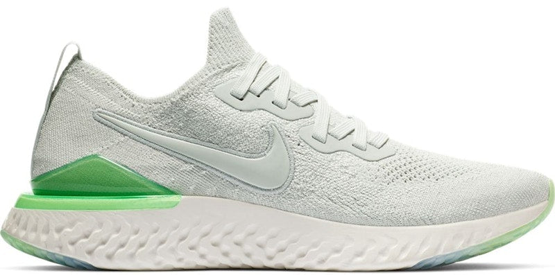 Nike Epic React Flyknit 2 Light Silver Lime Blast (Women's)