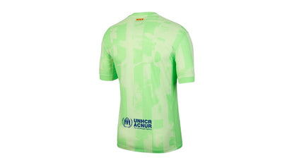 Nike F.C. Barcelona 2024/25 Stadium Third Replica Jersey Barely Volt/Barely Volt/Lime Blast/Old Royal