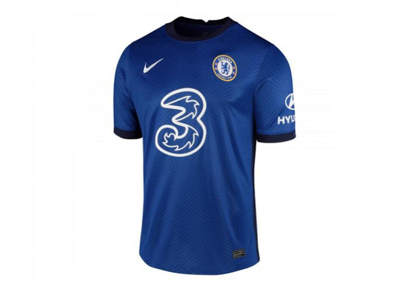 Nike FC Chelsea 2020/21 Stadium Home Soccer Jersey (Asia Sizing) Blue White