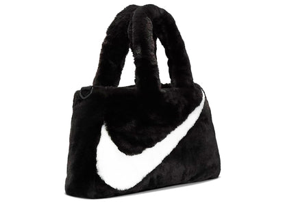 Nike Faux Fur Tote Bag Black