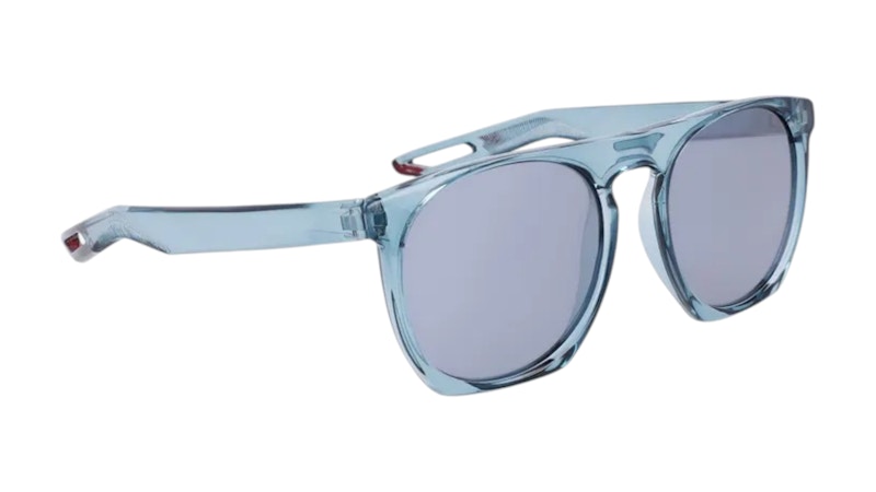 Nike Flatspot XXII Sunglasses Worn Blue/Grey/Silver Flash