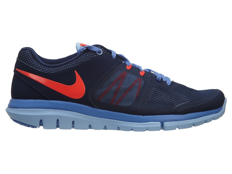 Nike Flex 2014 Rn Msl Mid Navy Bright Crmsn-Almnm-Plr (Women's)