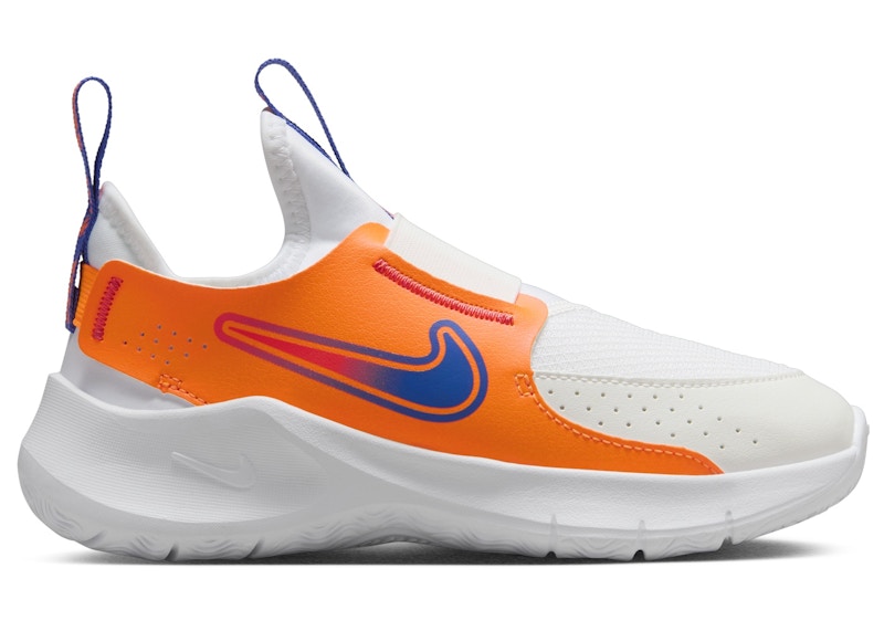 Nike Flex Runner 3 White Total Orange Team Orange Astronomy Blue (PS)