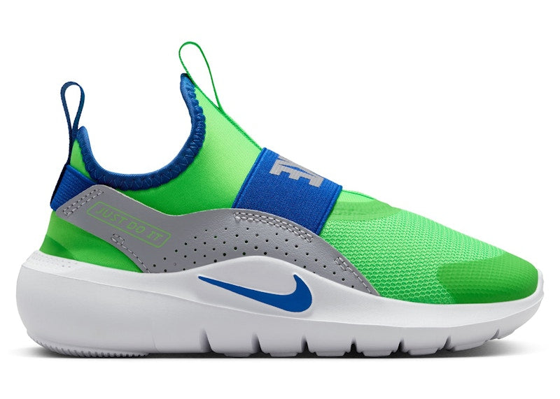 Nike Flex Runner 4 Green Strike Game Royal (PS)