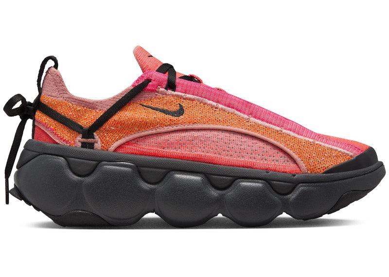 Nike Flyknit Bloom Hot Punch Red Stardust Dark Smoke Grey Black (Women's)