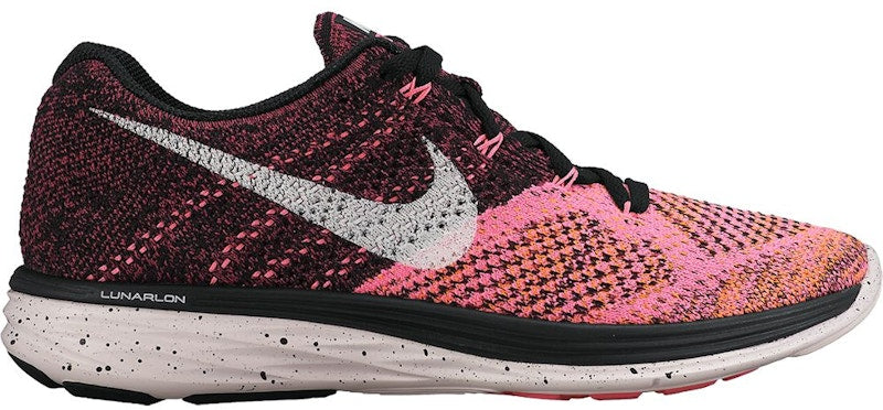 Nike Flyknit Lunar 3 Black Pink Orange (Women's)