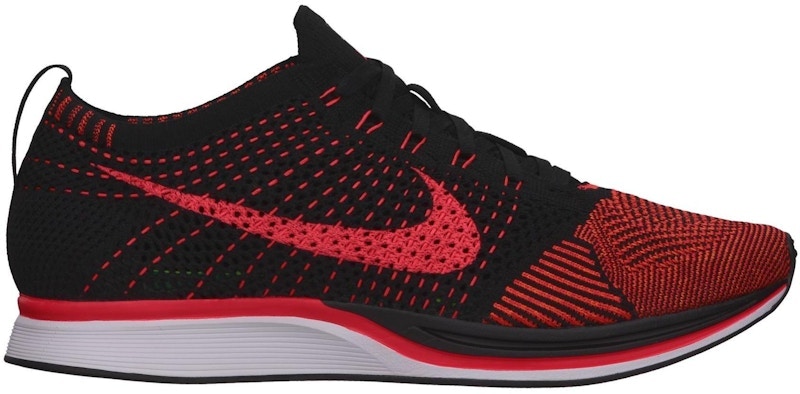 Nike Flyknit Racer Black Laser Crimson
