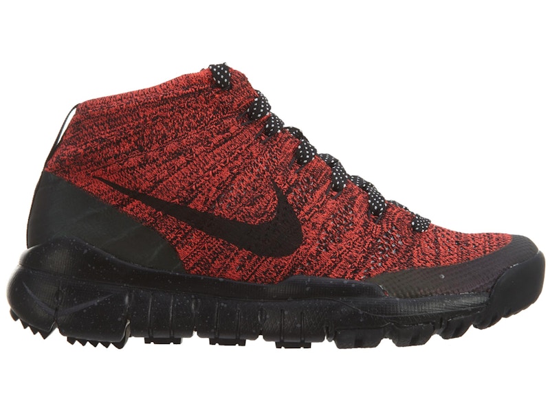 Nike Flyknit Trnr Chukka Fsb Bright Crimson Black Sequoia (Women's)
